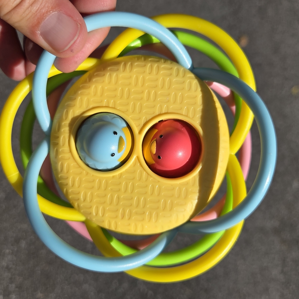 Manhattan Toy Birdie Hide-N-Seek Baby Teething And Sound Activity Toy